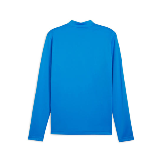 PUMA teamGOAL Training 1/4 Zip Top - Electric Blue Lemonade
