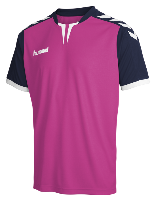 Hummel Core SS Poly Jersey - Rose Violet/Marine