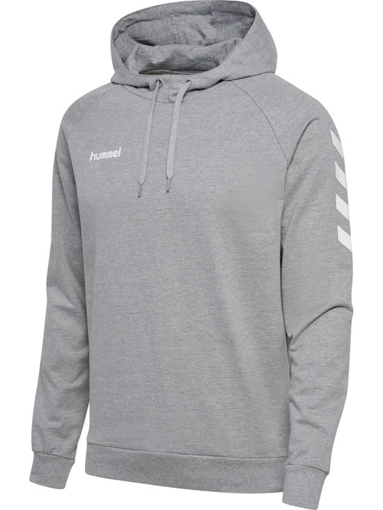 Hummel GO Cotton Hoodie - Grey Melange