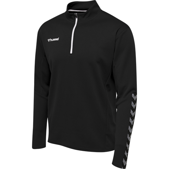 Hummel Authentic Half Zip Sweatshirt - Black/White