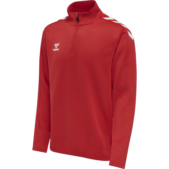 Hummel CORE XK Half Zip Poly Sweat - True Red