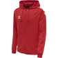 Hummel CORE XK Poly Zip Hood Sweat - True Red