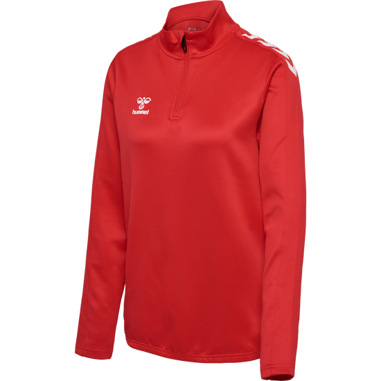Hummel CORE XK Half Zip Sweat Woman - True Red