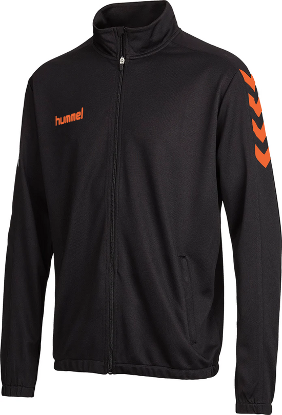 Hummel Core Kids Poly Jacket - Black/Orange