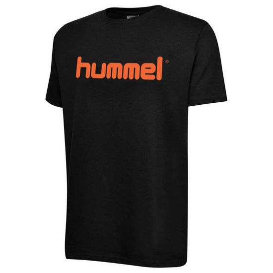 Hummel Go Cotton Logo SS T/Shirt - Black/Orange