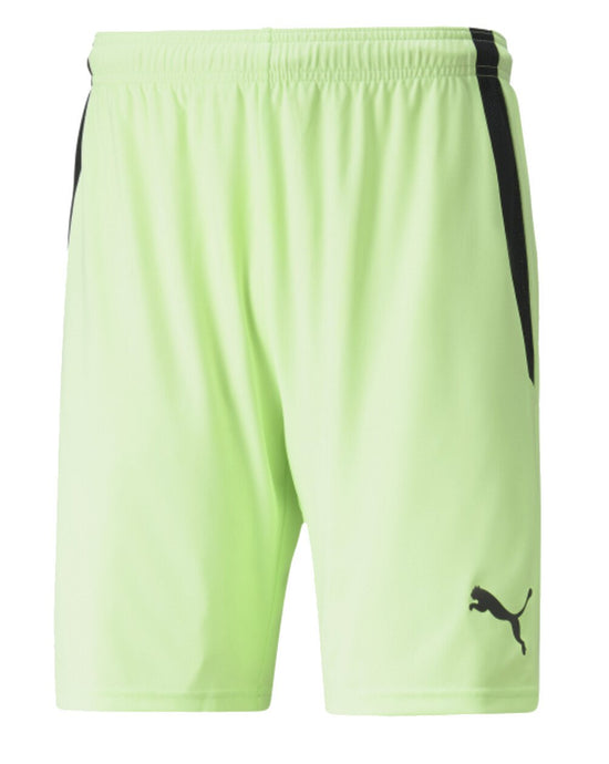 Puma teamLIGA Shorts – Fizzy Lime/Black
