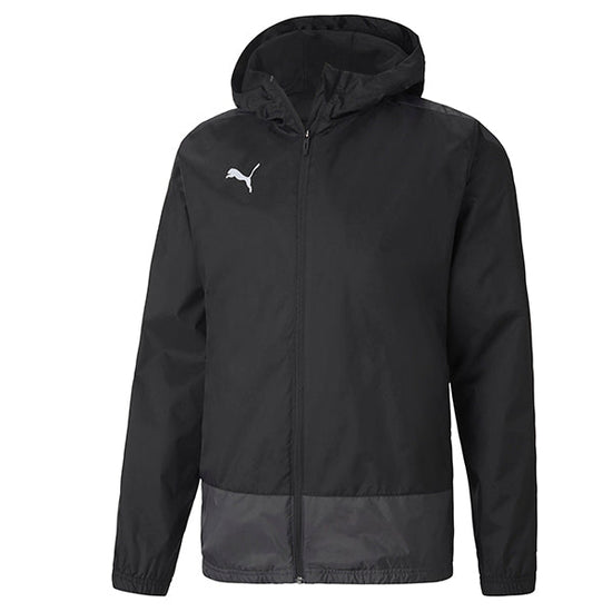 Puma Goal Training Rain Jacket – Black/Asphalt