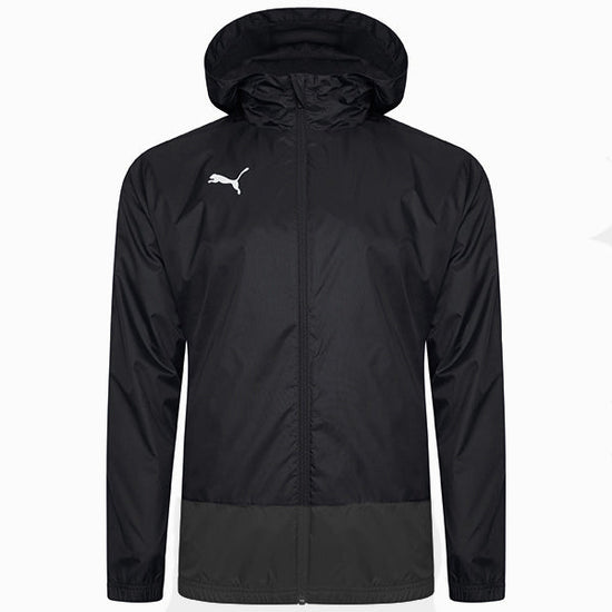 Puma Goal Training Rain Jacket – Black/Asphalt