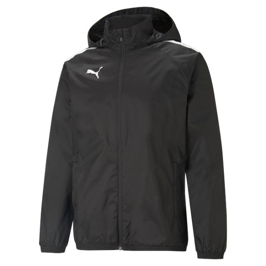 Puma teamLIGA Training Rain Jacket – Black/White